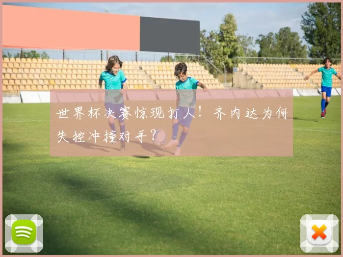 世界杯决赛惊现打人！齐内达为何失控冲撞对手？